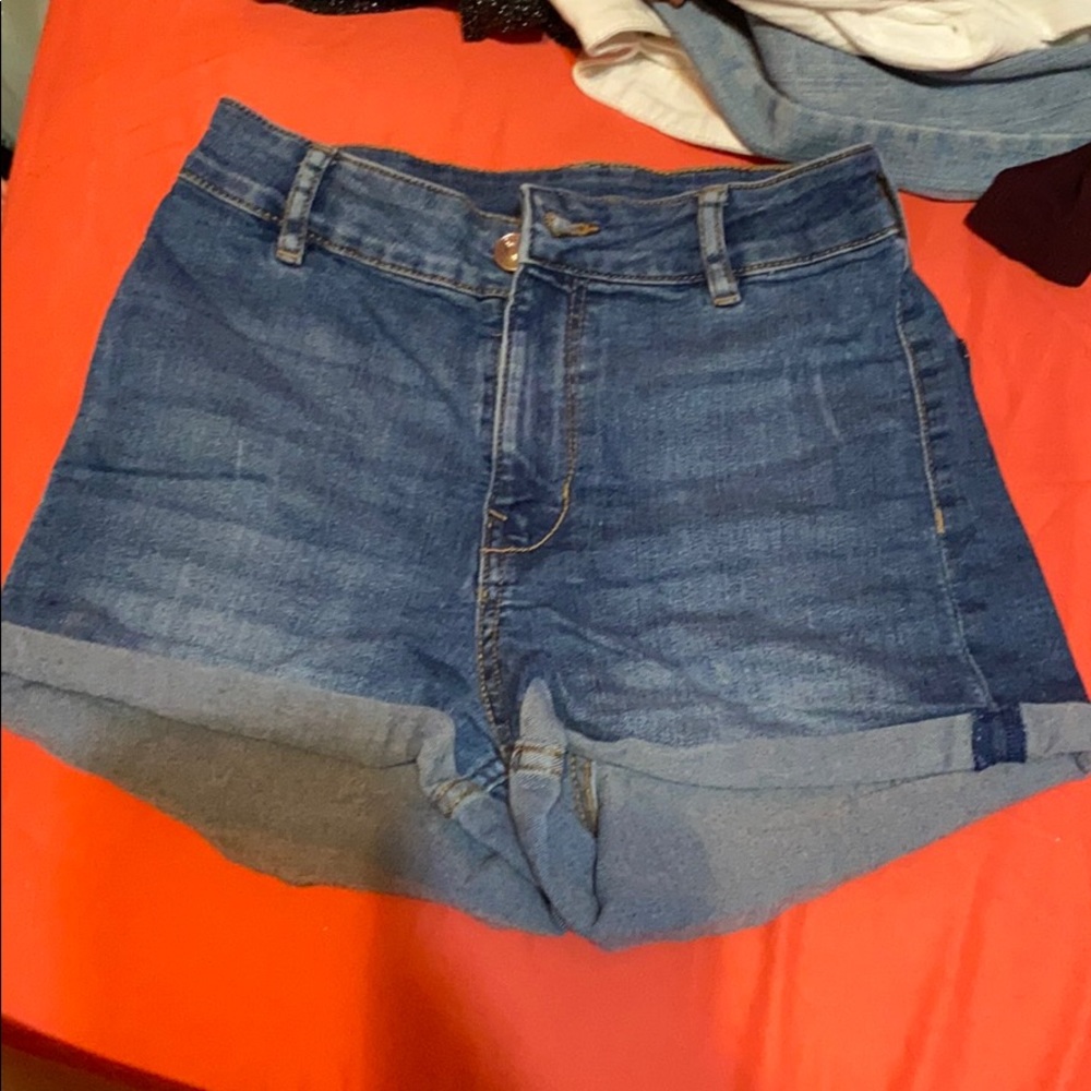 High waisted shorts